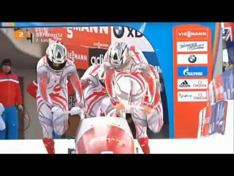Poland 4 Man Bob Fail St. Moritz 25.01.2015