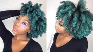 Color Natural Hair WITHOUT Bleach! - IAMBEBEMICHELLE tutorial