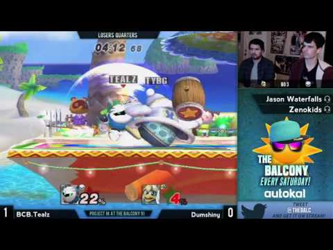 PM @ the Balcony 91 - Losers Quarters ft. BCB|Tealz (Meta Knight) VS Dumshiny (Dedede)