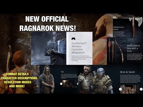 NEWS! NEW CHARACTER INFORMATION, RESOLUTION MODES, COMBAT DETAILS & MORE | God of War Ragnarok