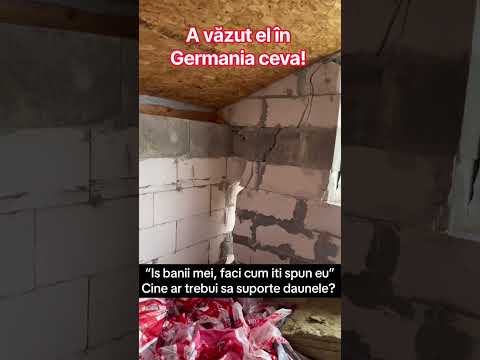 „Lucrăm ca-n Germania!” 😂 Casa după 2 zile: #shorts