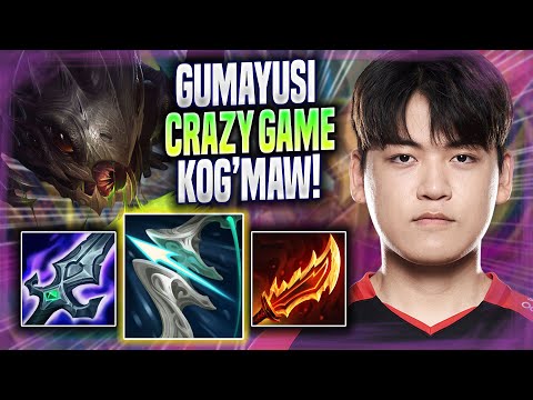GUMAYUSI CRAZY GAME WITH KOG'MAW! - T1 Gumayusi Plays Kog'maw ADC vs Lucian! | Season 2022