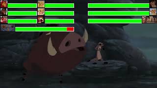 The Lion King 2 Simbas Pride 1998  Final Battle with Healthbars Part 13