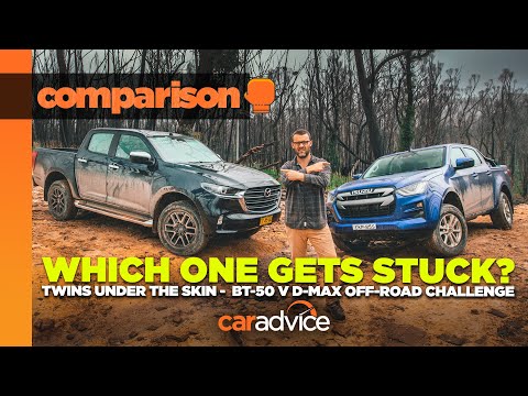 2021 Mazda BT-50 v Isuzu D-Max Review | Off-Road Comparison | CarAdvice
