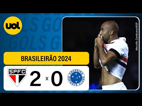 SÃO PAULO 2 X 0 CRUZEIRO - CAMPEONATO BRASILEIRO 2024; VEJA OS GOLS