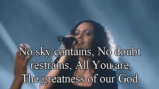 The greatness of our God (with lyrics) by Hillsong