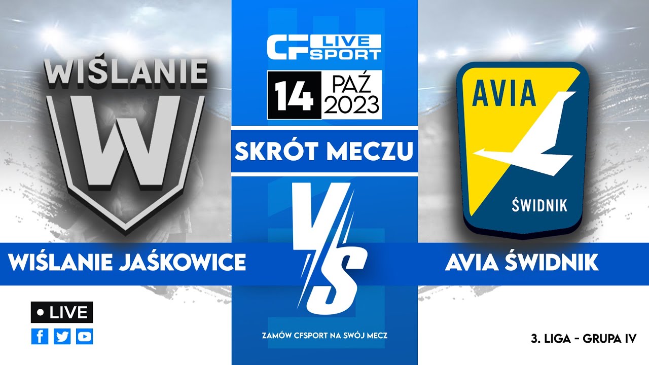 WIDEO: Wiślanie Jaśkowice - Avia Świdnik 1-1 [SKRÓT MECZU]