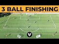 A Fun 3 Ball Finishing Exercise | Football  - Soccer Drills | U13 - U14 - U15 - U16 - ...