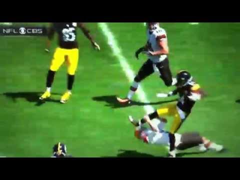 Antonio Brown Pittsburgh Steelers kicks Browns kicker in face