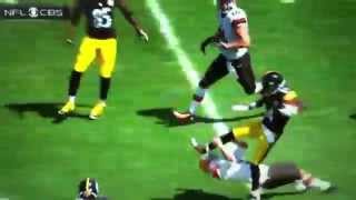 Antonio Brown Pittsburgh Steelers kicks Browns kicker in face