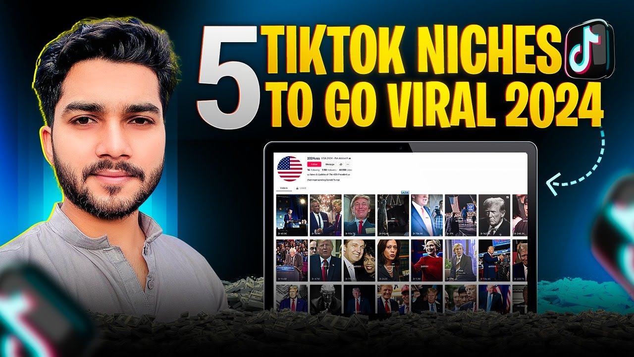 5 Viral Trending niches for TikTok to go viral faster + Editing - Very informative video - 2024