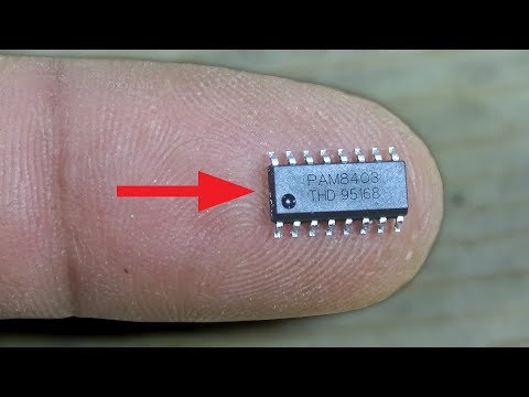 How to make stereo amplifier using PAM8403 ic, diy easy amplifier Video