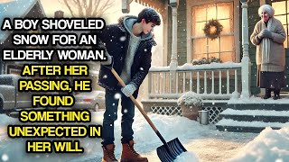 Boy Shoveled Snow for an Elderly Woman. After Her Passing, He Found Something Unexpected In Her Will
