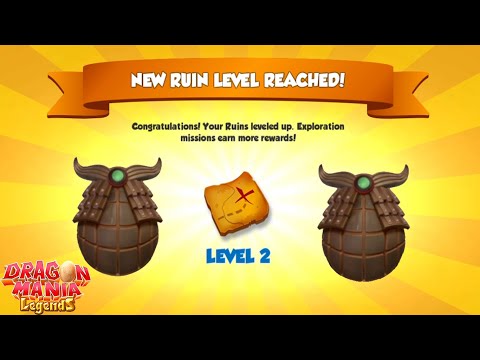 Hatch The Egg! - New Ruin Level 2 Reached | Dragon Mania Legends - Gameplay Part 1669 HD