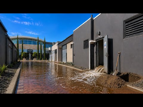 SHOPPING CENTRE DRAINS ABOUT TO EXPLODE! So they called me.