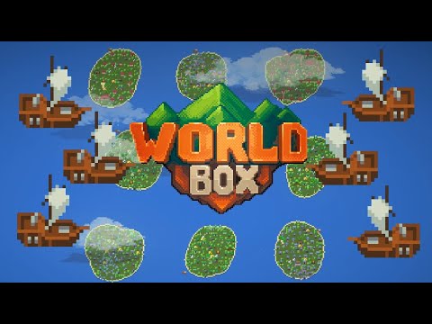 9 Islands Fight With Naval Ships Only! - WorldBox