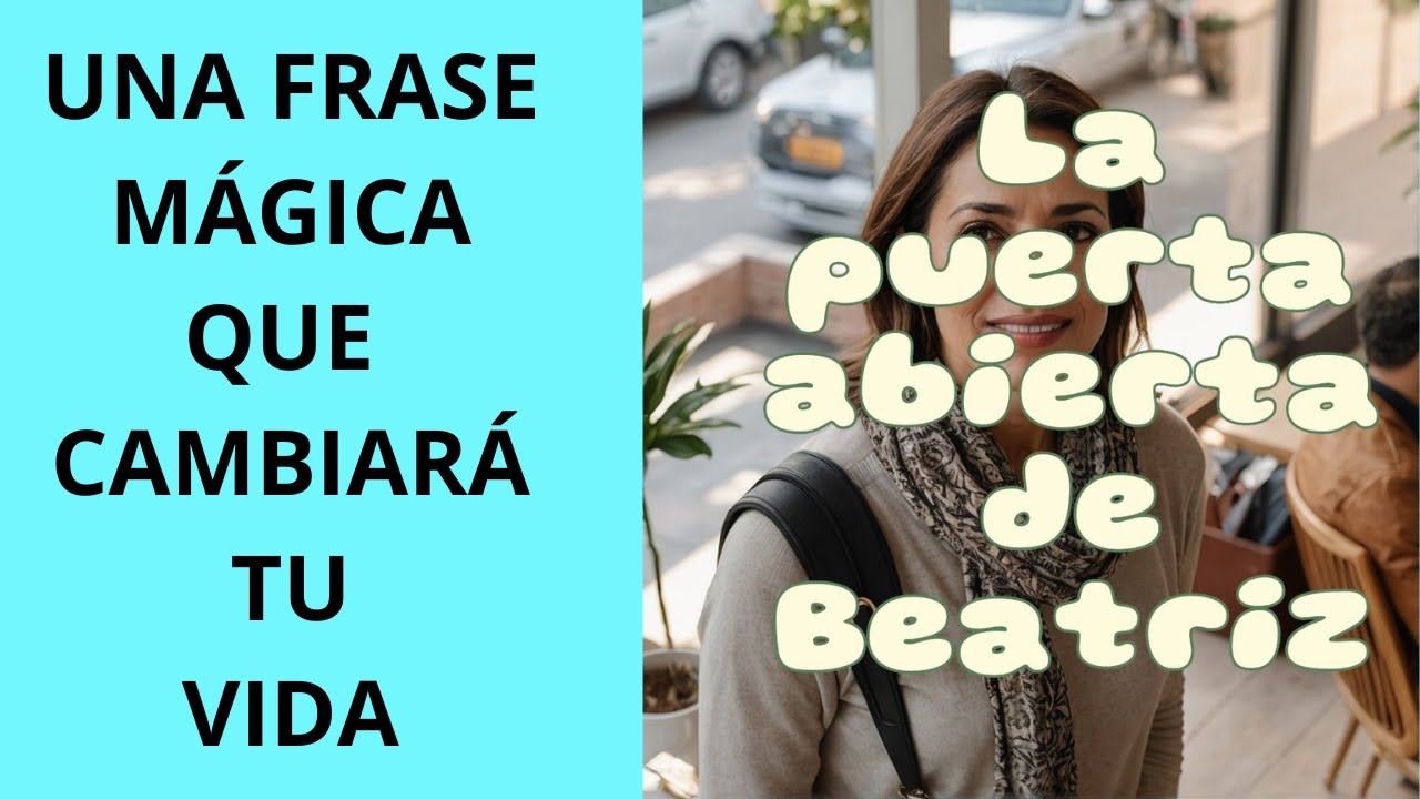 LA FRASE MÁGICA QUE ABRIÓ TODOS LOS CAMINHOS / EL PODER DE UNA PUERTA  QUE NADIE PUEDE CERAR"