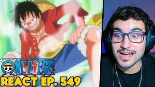 LUFFY GEAR 2 VS JINBE!!! React One Piece EP. 549