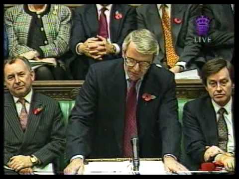 John Major, Tony Blair, National Health service debate, PMQ, Westminster