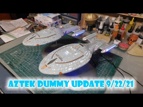 Aztek Dummy Update 9/22/21 - 1000 scale Voyagers- the big (re)finish!