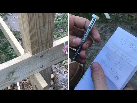 YouTube video about: What size drill bit for a 5/16 lag bolt?