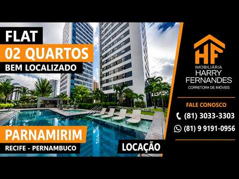 Flat Mobiliado 2 quartos, bem localizado Parnamirim, Recife - Pernambuco. LOCAÇÃO.