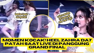 Download lagu Hilarious Moment! Zahra DA7's Heels Break During Her Live Grand Final Performance! mp3