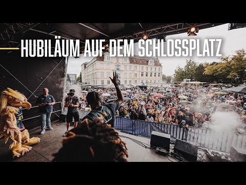 Hubiläum auf dem Schlossplatz