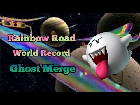 [MK7] Ghost Merge - Rainbow Road (World Record / Former World Record)