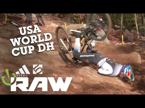 The BEST Riders on their HEADS! Vital RAW Lake Placid World Cup DH