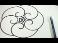 Folding Golden Ratio Spirals Around A Pentagram ✫ [How To]