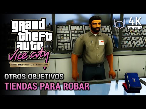 GTA Vice City Definitive Edition | Tiendas para robar (Todas las ubicaciones - 4K 60fps)