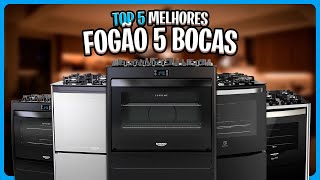 Os 5 Melhores FOGÃO 5 BOCAS de 2024! Não Compre Antes de Ver ?