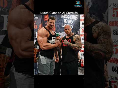 Dutch Giant on Al Steroids  Body builder 🔥#fitness #gym #shorts