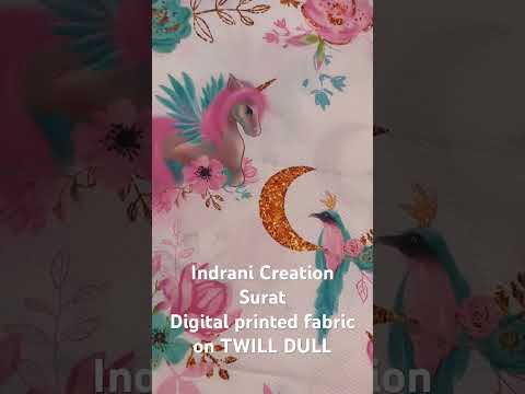 DIGITAL PRINTED TWILL DULL  FABRIC