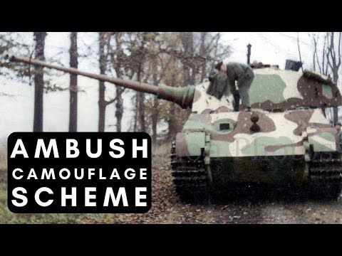 Hinterhalt Tarnung - Ambush Camouflage Scheme on German Tanks ('44 - '45)