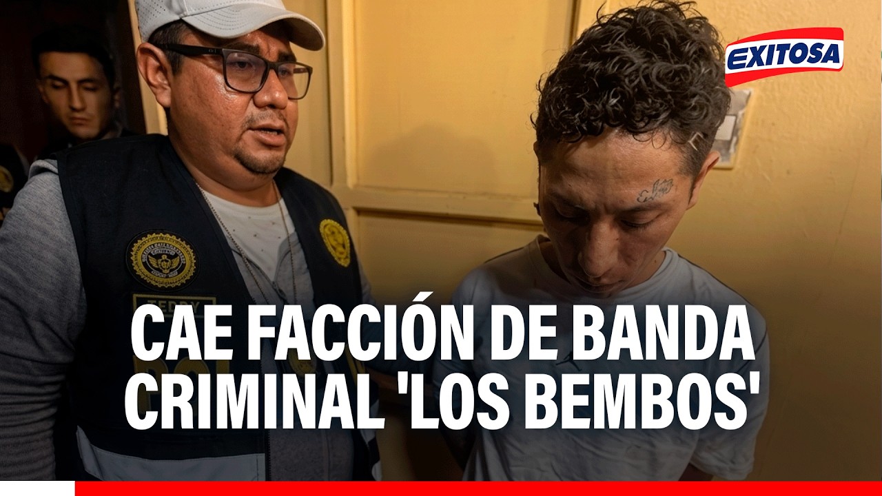 🔴🔵 Callao: Cae facción de 'Los Bembos', acusada de sicariato, extorsión y otros delitos