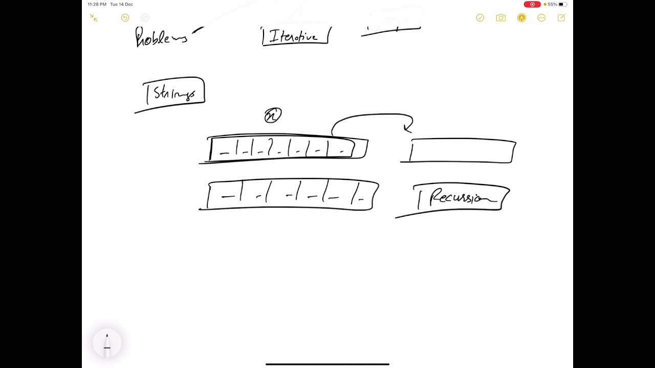 RECURSION and STRINGS || ALGORITHMS MADE EASY ||