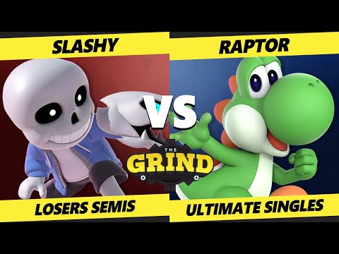 The Grind 233 Losers Semis - SLASHY (Mii Brawler) Vs. Raptor (Yoshi) Smash Ultimate - SSBU