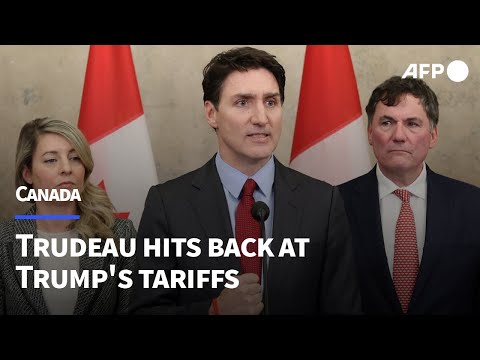 Video Thumbnail: Canada hits back at Trump's tariffs, announces own | AFP