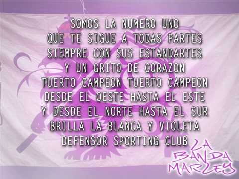 "Somos la número 1" Barra: La Banda Marley &bull; Club: Defensor