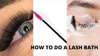 #lashes #lashextensions 💕 Lash training tutorial | How to do a lash bath| @dglashco