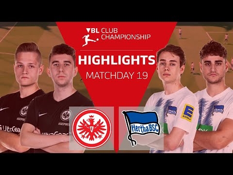 Eintracht Frankfurt - Hertha BSC Berlin | Highlights - 19. Spieltag | VBL Club Championship 2019/20