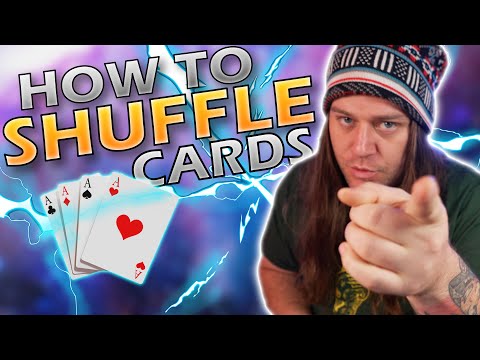 HOW TO SHUFFLE  CARDS! Learn 3 EASY Shuffles In Just 5 MINUTES!