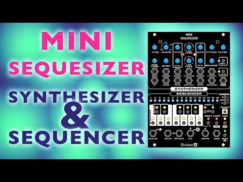 Division 6 Dual Mini Sequencer V2 Eurorack PCB, Panel and ICs image 3