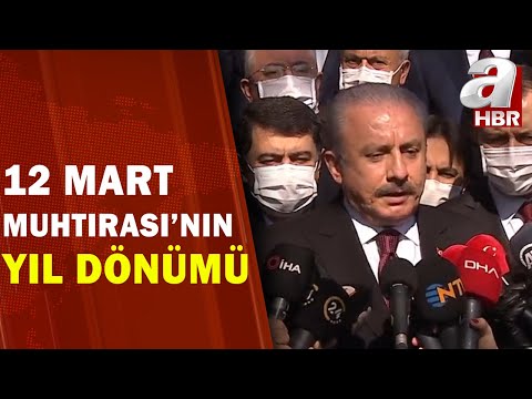 TBMM Başkanı Şentop: "Bütün Darbeleri Olduğu Gibi 12 Mart'ı Da Lanetliyorum" | A Haber