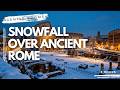Snowfall Over Ancient Rome Colosseum Winter Night Ambience 3 Hours Of Calm Silence