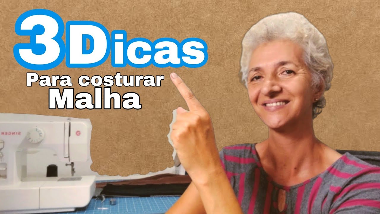 COMO COSTURAR MALHA NA MÁQUINA DOMÉSTICA