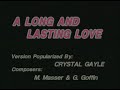 12 Videoke A Long And Lasting Love By Crystal Gayle