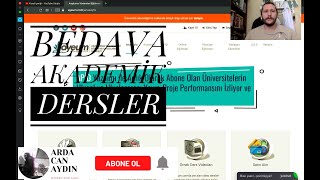 🧠ÜCRETSİZ AKADEMİK DERSLER II TOPLANIN AKADEMİK DAYANIŞMA PLATFORMU KURUYORUM 🚀